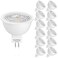 Mlambert 12 Pack MR16 LED Bulbs 50W Halogen Equivalent2700K Warm White5W GU53 MR16 12V Spotlight BulbNonDimmable45 Beam Angle for Landscape