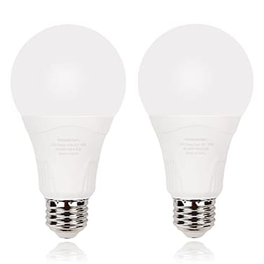 GREENIC Radar Motion Sensor Light Bulb 2 Pack A21 15W 100W Equivalent 1500LM E26 Dusk to Dawn LED Bulbs Outdoor Lighting Auto Motion Detector Light for Garage Porch Driveway PatioDaylight 5000k