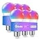 Govee Smart Light Bulbs WiFi Bluetooth Color Changing Light Bulbs Music Sync 16 Million DIY Colors RGBWW Color Lights Bulb Work with Alexa Google Assistant Home App 800 Lumen 6 Pack