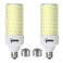 RIUVAO Led Corn Light Bulb 2 Pack 800W Equivalent 5000K Daylight 12000Lm Super Bright E26E39 Base 80W Led Bulbs Replace Metal Halide HID CFL Bulb for Outdoor Indoor Area