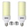 RIUVAO Led Corn Light Bulb 2 Pack 800W Equivalent 5000K Daylight 12000Lm Super Bright E26E39 Base 80W Led Bulbs Replace Metal Halide HID CFL Bulb for Outdoor Indoor Area