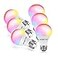 DAYBETTER Smart Light Bulbs RGBCW WiFi Color Changing Led Bulbs Compatible with Alexa Google Home Assistant A19 E26 9W 800LM Multicolor Bulb No Hub Required 6 Pack