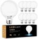 Dekang 8Pack LED Vanity Light Bulbs for Bathroom 4000K Natural Daylight E26 Base Globe 60W Incandescent Equivalent 5W Round Light Bulbs for Vanity Mirror 500LM Nondimmable