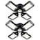 Aoretic LED Garage Lights Bulb 2 Pack 120W 12000LM 6500K Led Shop Light with 41 Deformable Panels Basement Barn Light Garages Ceiling Lights E26E27 for Garage Warehouse Shop
