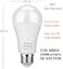 Aukora Dusk to Dawn Light Bulb 12W 100Watt Equivalent Smart Sensor Light Bulbs Super Bright E26 Automatic OnOff Security Lights OutdoorIndoor for Porch Garage Garden PatioCool White 2 Pack