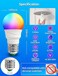 ILC RGB LED Light Bulb Color Changing Light Bulb 40W Equivalent 450LM 2700K Warm White 5W E26 Screw Base RGBW 12 Color Choices Timing Infrared Remote Control 8 Pack