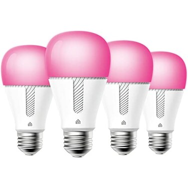 Kasa Smart Light Bulbs 1000 Lumens High Brightness 16M Color Changing Dimmable Smart WiFi Light Bulb Compatible with Alexa and Google Home A19 24GHz WiFi only No Hub Required KL1354Pack