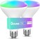 Govee Smart Light Bulbs 1200 Lumens Dimmable BR30 Bulbs RGBWW Color Changing Light Bulb Flood Light Bulbs Work with Alexa Google Assistant WiFi Bluetooth LED Bulbs Music Sync 2 Pack