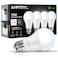 Eastiya Dusk to Dawn Sensor LED Outdoor Light Bulb Daylight White 5000K A19 13W100 Watt Equivalent Bright Porch Lighting 1200LM AutoOnOff Photocell Sensor for Garage Yard Patio Garden4 Pack