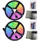 Baoyuteda 111111 Battery Powered Led Strip Lights2 Pack 656ft Strip Lights Battery Operated Led Strip Kit24Keys Remote ControlledDIY Indoor and Outdoor Decoration