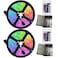 Baoyuteda 111111 Battery Powered Led Strip Lights2 Pack 656ft Strip Lights Battery Operated Led Strip Kit24Keys Remote ControlledDIY Indoor and Outdoor Decoration