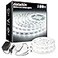 dalattin White LED Strip Lights 100ft Dimmable Bright 24V Led Light Strip 6500K Daylight White 1800 LEDs Lights for Bedroom Mirror Kitchen Strong Adhesive 2 roll of 50ft