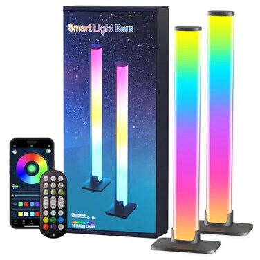 Barhootao RGB Light BarSmart LED Light Bar for Room16 Million ColorsThree Control ModesDynamic Music Sync Mode213 Preset ModesUSB InterfaceWithout Adapter