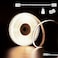 PAUTIX COB LED Strip Natural White 4000K DC12V 18Ft55M 2772LEDs CRI90 Flexible LED Tape Lights for Cabinet Engineering Home DIY Lighting Project with 8mm COB ConnectorPower Supply Not Included