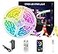 ATHONO Led Lights for Bedroom 656FT Smart ICRGB Music Sync Color Changing Strip Lights 24Key RemoteApp Control Light Strip for BedHeadUnderbedCeilingBackground Wall
