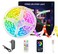ATHONO Led Lights for Bedroom 656FT Smart ICRGB Music Sync Color Changing Strip Lights 24Key RemoteApp Control Light Strip for BedHeadUnderbedCeilingBackground Wall