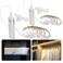 LUXJET 2 Pack Rechargeable LED Strip Lights with Motion Sensor 2M Cool White LED Closet Light Motion Activated Under Cabinet Strip Light