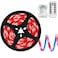 echosari LED Strip Lights Battery Powered 90 LED Red 2835 SMD Strip Lights 98 Ft Cuttable SelfAdhesive Strip Lights with Remote Timer for Outdoor Indoor Party Bedroom Decoration