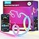 Govee RGBIC Neon Lights LED Smart Neon Rope Light 2 Works with Matter Alexa Google Assistant Custom DIY Neon Strip Lights for Bedroom and Wall Decor Softer Material 98ft White