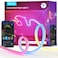 Govee RGBIC Neon Lights LED Smart Neon Rope Light 2 Works with Matter Alexa Google Assistant Custom DIY Neon Strip Lights for Bedroom and Wall Decor Softer Material 98ft White