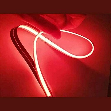 KD-TEC KDtec 164FT5M COB Flexible LED Strip Light DC12V24V 528ledsm Bendable Tape 12V Red