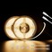 PAUTIX COB LED Strip Lights 40ft122m Super Bright504 LEDsm Warm White 3000K CRI90 Flexible LED Tape 24V for Cabinet Home DIY Lighting Projects with 2pcs COB ConnectorPower Supply Not Included