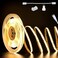 PAUTIX COB LED Strip Light 328ft10m 5040LEDs Warm White 2700KHigh Lumen Flexible CRI93 LED Tape Super Bright DC24Vfor Cabinet Home DIY Lighting ProjectsPower Supply Controller Not Included