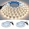KXZM USB LED Strip Light Natural White 4000K 5V USB Powered 1312ft4M 240LEDs Flexible SMD2835 High Brightness NoWaterproof IP20 LED Tape Lights2pcs x 66ft