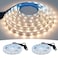 KXZM USB LED Strip Light Natural White 4000K 5V USB Powered 1312ft4M 240LEDs Flexible SMD2835 High Brightness NoWaterproof IP20 LED Tape Lights2pcs x 66ft