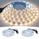 KXZM USB LED Strip Light Natural White 4000K 5V USB Powered 1312ft4M 240LEDs Flexible SMD2835 High Brightness NoWaterproof IP20 LED Tape Lights2pcs x 66ft