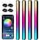 Soulpunk RGB Rechargeable Sound Control Light VoiceActivated Pickup Music Rhythm Lights Creative Colorful LED Ambient Light with 15 Modes Music Sync 32Bit Audio Spectrum for Car4 PackApp