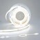 GXILEE 5V COB LED Strip Lights USB Powered Dimmable 6500K White CRI93 6 ft Dotless LED Tape Light with Dimmer Flexible Cuttable COB Strips for Sewing Machine 3D Printer Desk TV DIY Cabinet Lighting