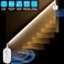 GOOMEEYA Dual Motion Sensor Light Indoor Plugin Adjustable LED Step Stair Light Strip with Double Sensor Detection Timer Dimmer for Staircase Hallway Bedroom 164FT 3000K Warm White