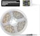 RUISHINE Battery Powered LED Strip Lights 25ft Battery Operated LED Light Strip Color Changing Music Sync App Remote Control RGB USB Led Lights for TV Room Rope Lights
