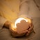 Kvensin Portable LED Night Light Cute Cloud Mini Desk Lamp with 4 Working Modes Rechargeable Kids Night Light for Camping Bedside Lamp for Bedroom Nightlights with Wrist Strap with USB Cable