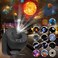 FlyLily Galaxy Projector 13 in 1 HD Planetarium Star Projector for Bedroom 360 Rotating Star Projector Light with Adjustable Knob and Timer for Kids Ceiling Gifts Room Decoration