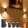 NIORSUN Night Lights Plug into Wall Dimmable with 3 Color Modes Auto OnOff Sensor UltraSlim Nightlight for Hallway Bathroom Bedroom Nursery Kitchen 4 Pack Black