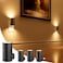 NIORSUN Night Lights Plug into Wall Dimmable with 3 Color Modes Auto OnOff Sensor UltraSlim Nightlight for Hallway Bathroom Bedroom Nursery Kitchen 4 Pack Black