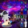 FlyLily Astronaut Galaxy Projector for Bedroom Star Projector Galaxy Light with App Remote Control White Noises Bluetooth Speaker Rocket Night Light for Kids Ceiling Gifts Room Decor