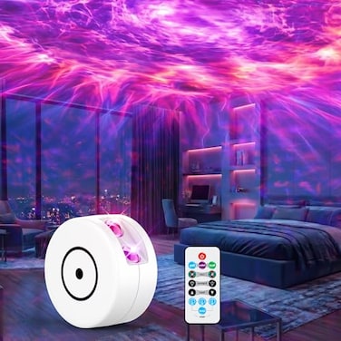 UweSmart Galaxy Projector for Bedroom Galaxy Light Projector with 41 Lighting Modes Starry Nebula Ceiling Night Light with Timer and Remote Room Decor for Christmas Birthdays