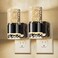 L LOHAS LED Night LightDimmable Night Lights Plug into Wall 2 Pack Acrylic Nightlights with 0100 LM Adjustable Brightness 3000K Plug in Night Light with Dusk to Dawn Sensor for Bathroom Hallway