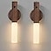 Montford Wall Sconces Set of Two Battery Operated Motion Sensor Night Light Magnetic Wall Light Rechargeable Peel and Stick Lights for Hallway