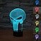 3D Light Punisher Skull 3D Night Light 7 Color Change LED Desk Lamp Touch Button Room Decor