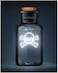 Suck UK Poison Potion Skull Bottle Lamp Gothic Home Decor Horror Decor Neon Light in Bottle Halloween Lights Halloween Home Decor Gothic Decor Mood Lighting Halloween Night Light