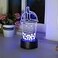 EXIGENT Boba Bubble Milk Tea 3D Acrylic LED Lamp Night Light Flashing Cool BobaLamp