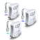 MIEFL Toilet Light Motion Sensor Activated 16 Colors Changing 3 Pack LED Toilet Seat Lights Inside Glow Bowl Smart Bathroom Night Light Cool Funny Christmas White Elephant Gag Gifts Dad Mom Boy Men Un