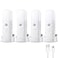 CREWEEL Motion Sensor Night Lights Indoor Rechargeable Night Light Battery Powered Portable Nightlight with Adjustable Brightness Activated Table Lamp for Kids AdultsCool White 4Pack