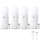 CREWEEL Motion Sensor Night Lights Indoor Rechargeable Night Light Battery Powered Portable Nightlight with Adjustable Brightness Activated Table Lamp for Kids AdultsCool White 4Pack