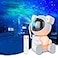Cayclay Astronaut Galaxy Projector Star Projector with Timer and Remote Night Light with Moon Lamp LED Nebula Lamp for Kids Adults Room Decor Gift White