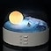 ANJOGIFT Elegant Moon Sea and Snow Mountain LED Night Light Music Speaker Lamp USB TypeC Rechargeable Brightness Adjustable Two Mode can be Switched Ideal Bedroom Mood Light and Gift